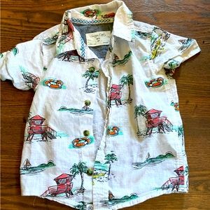 Beach Bum Button Down | 2T